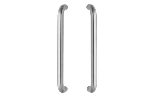 Intersteel Deurgrepen per paar U-vorm 830x80x30 mm HoH 800 mm rvs geborsteld