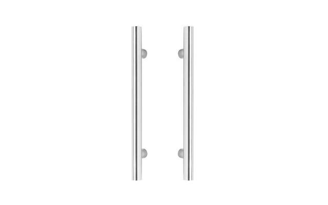 Intersteel Deurgrepen T-vorm rond 25 mm - 1200 mm rvs geborsteld