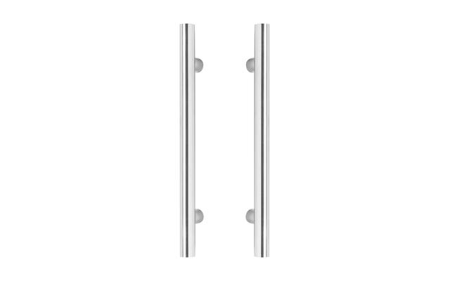 Intersteel Deurgrepen per paar T-vorm 500x80x30 HoH 300 rvs