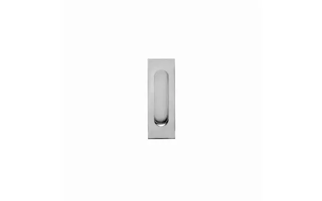 Intersteel Schuifdeurkom rechthoek 170x50mm blind rvs geborsteld