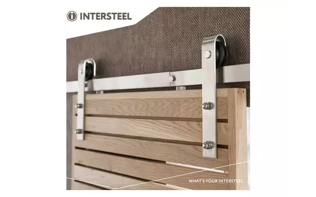 Intersteel Schuifdeursysteem Basic rvs geborsteld
