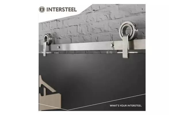 Intersteel Schuifdeursysteem Modern Top rvs geborsteld