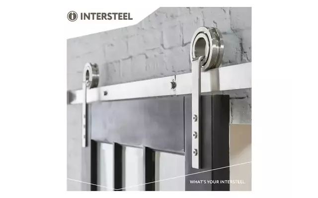 Intersteel Schuifdeursysteem Modern rvs geborsteld