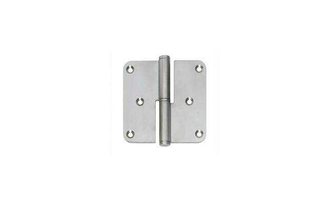 Intersteel Stiftpaumelle DIN rechts rvs geborsteld