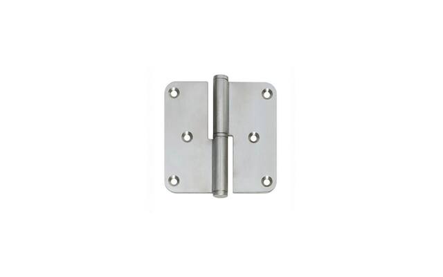 Intersteel Stiftpaumelle DIN links rvs geborsteld
