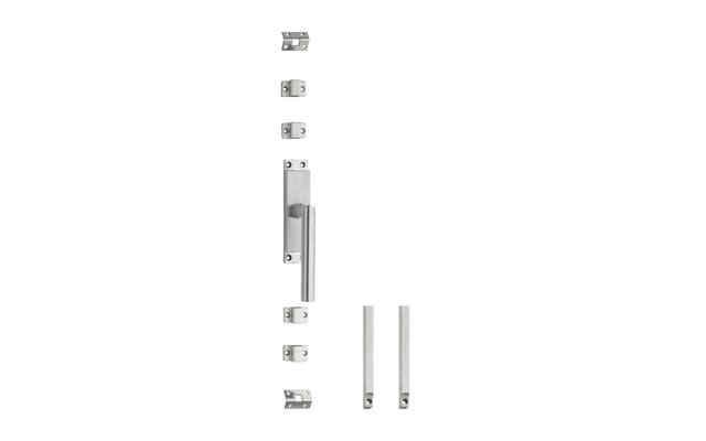 Intersteel Kruk-espagnolet rechts Hoek 90 met stangenset 2x 1245 mm rvs geborsteld