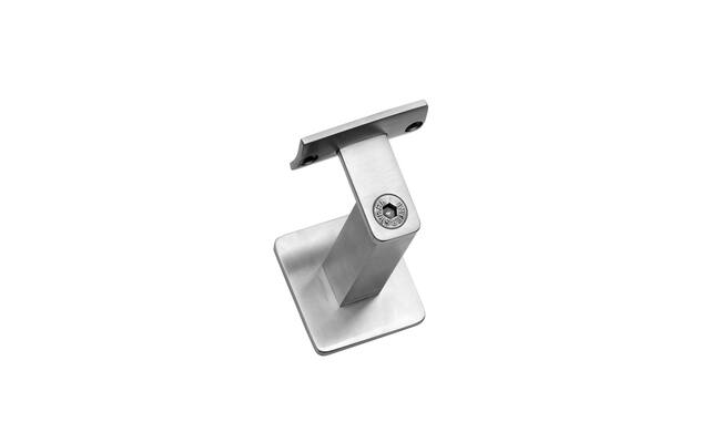 Intersteel Leuninghouder zwaar vierkant hol RVS