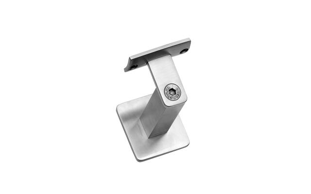 Intersteel Leuninghouder zwaar vierkant vlak RVS