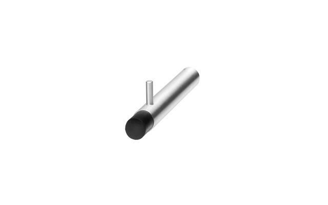 Intersteel Handdoek/kleding steun met deurstop rvs geborsteld