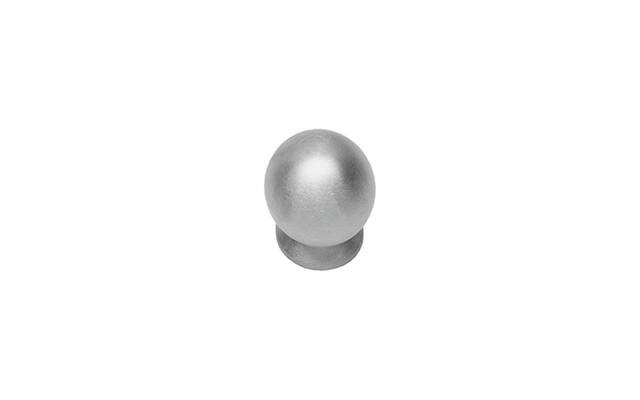 Intersteel Meubelknop 25 mm bolrond achterplaat RVS