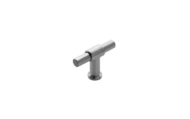 Intersteel Meubelknop T-vorm 20mm recht/recht RVS