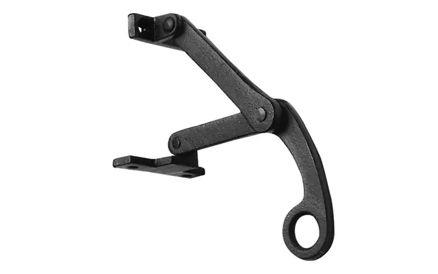 Combi raamuitzetter Zwart gelakt Verticaal 178mm