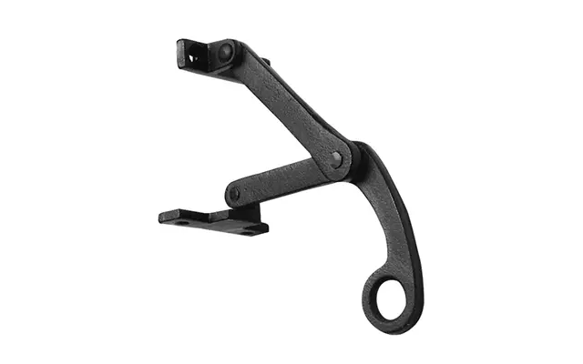Combi raamuitzetter Zwart gietijzer Verticaal 127mm