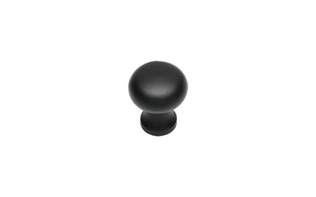 Intersteel Meubelknop Paddenstoel 30 mm smeedijzer zwart