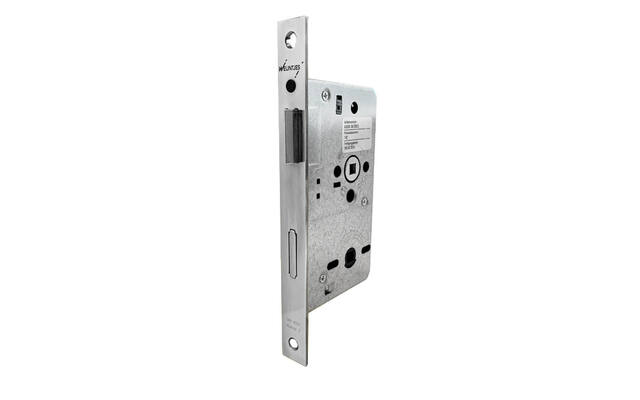Insteek Wc-badkamerslot WC72 Weijntjes RVS Doornmaat 60mm