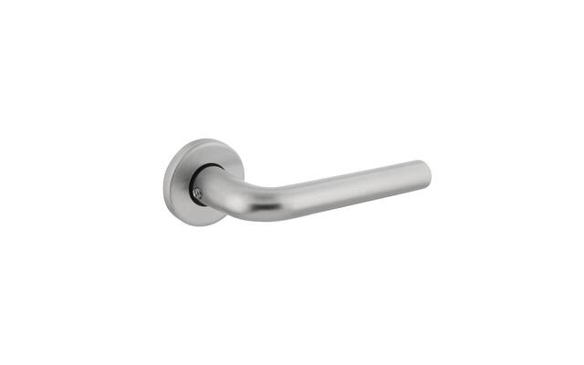 Intersteel Deurkruk Derby op rond rozet 50x7mm Aluminium