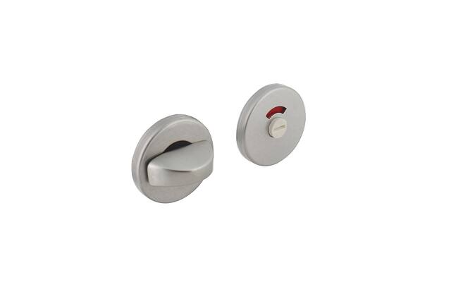 Intersteel Rozet met toilet-/badkamersluiting rond 50x7 mm aluminium