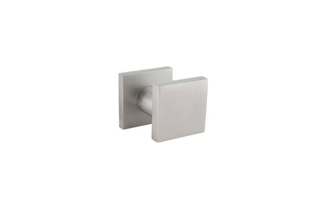 Intersteel Voordeurknop vierkant 58x58mm eenzijdige montage aluminium