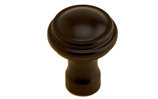 Meubelknop Zwart Rilinos 25 mm
