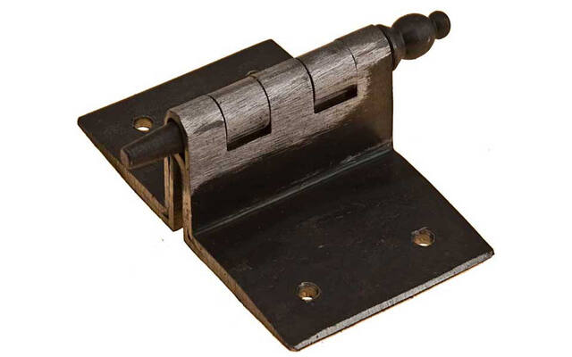 Bochtknier IJzer Gesmeed Handgesmeed 56mm