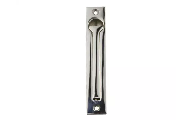 Schuifdeurtrekker kamer en suite Nikkel 120x20mm