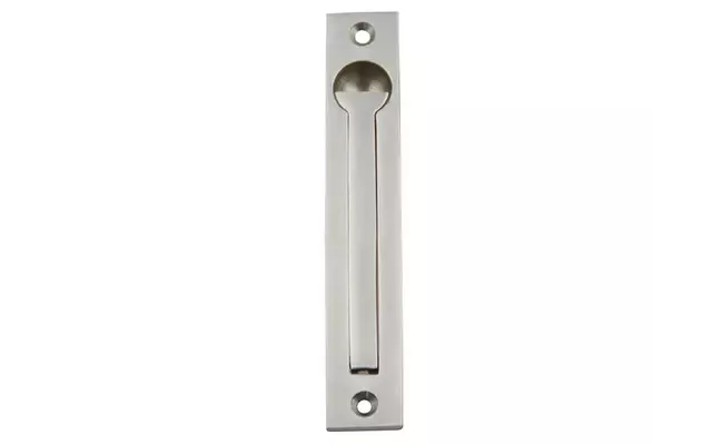 Schuifdeurtrekker kamer en suite Mat nikkel 120x20mm