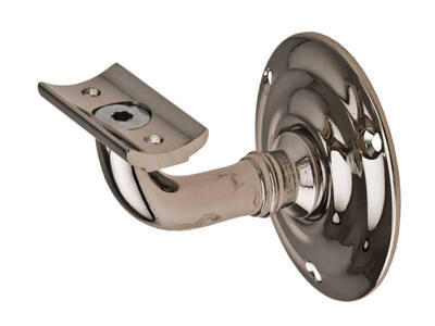 Leuninghouder Nikkel opschroevend hol Art Deco