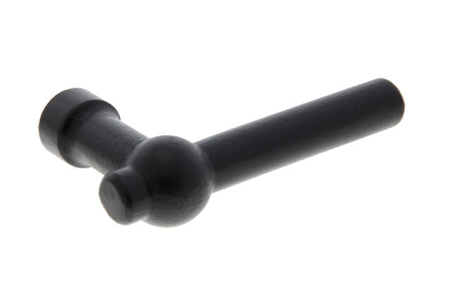 Gatdeel Zwart L-model rond rs