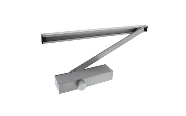 Intersteel Deurdranger met glijarm DR124 207x55x40 mm grijs