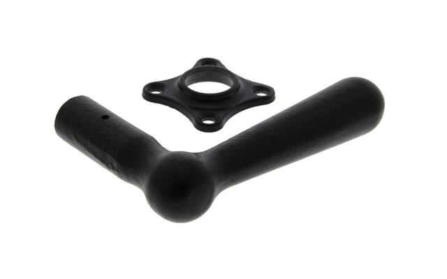 Gatdeel Zwart Recht pion 110 mm