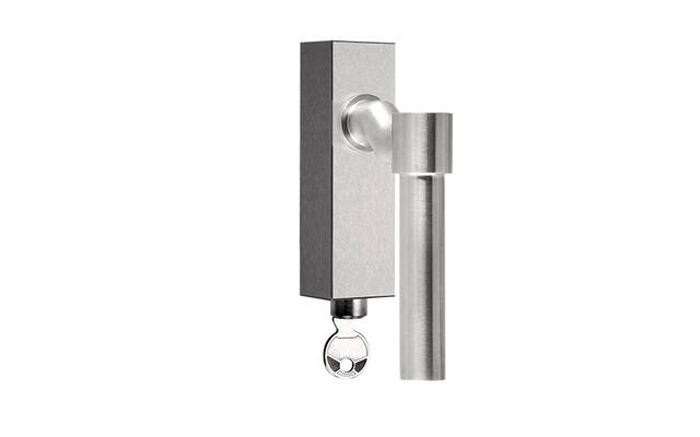 Draaikiep raamkruk RVS One Piet Boon verkropt PBL20F-DKLOCK Afsluitbaar 131mm