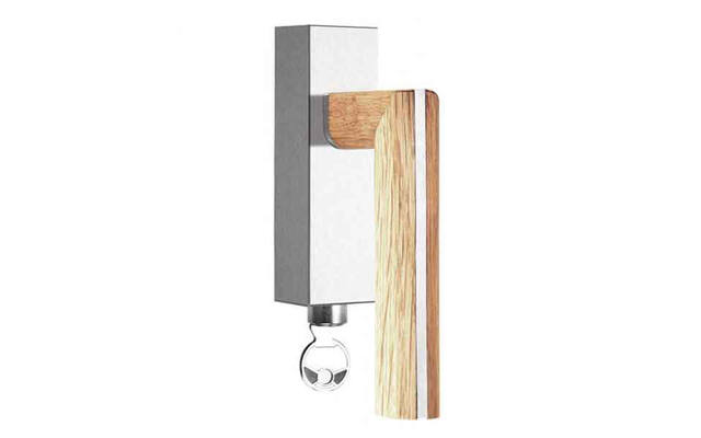 Draaikiep raamkruk Eiken Two Piet Boon PBL22 rechts Afsluitbaar. 120mm