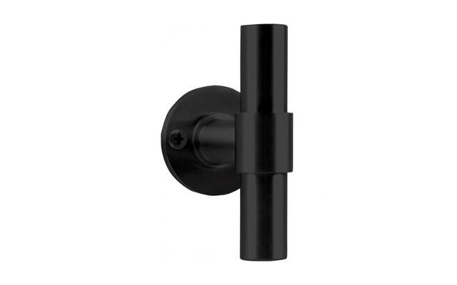 Deurknop Zwart One Piet Boon PBT20V, Vast op rozet