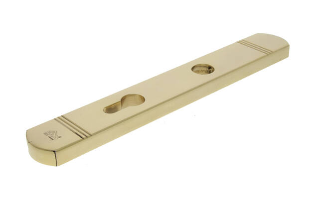 Veiligheidsschild buiten Messing Art Deco PC72 SKG3