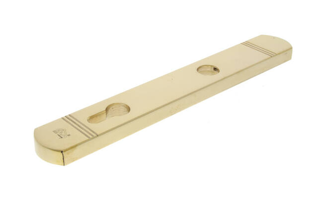 Veiligheidsschild buiten Messing Art Deco PC92 SKG3