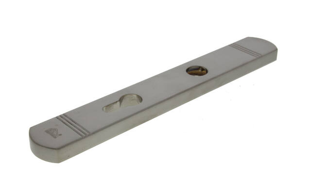 Veiligheidsschild buiten Mat nikkel PVD Art Deco PC72 SKG3