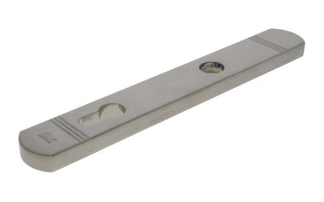 Veiligheidsschild buiten Mat nikkel PVD Art Deco PC92 SKG3
