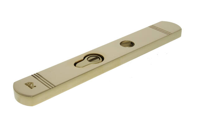 Veiligheidsschild kerntrek buiten Messing Art Deco PC55 SKG3