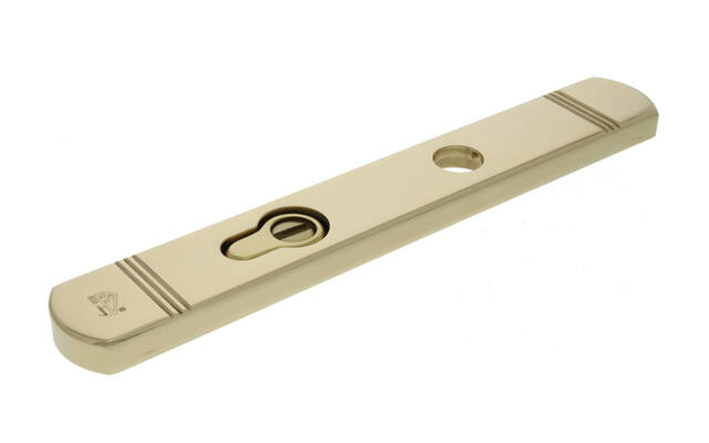 Veiligheidsschild kerntrek buiten Messing Art Deco PC72 SKG3