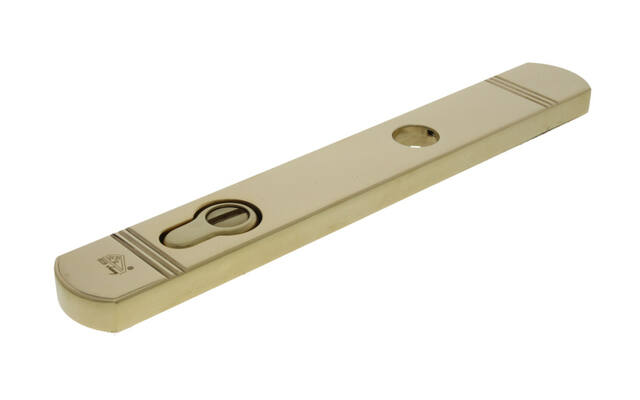 Veiligheidsschild kerntrek buiten Messing Art Deco PC92 SKG3