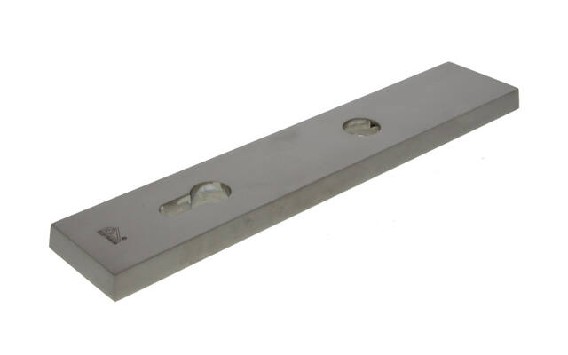Veiligheidsschild buiten Mat nikkel PVD Bauhaus PC92 SKG3