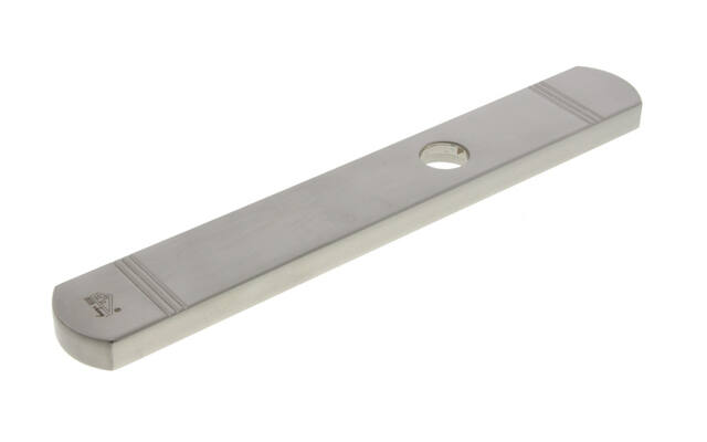 Veiligheidsschild buiten Mat nikkel PVD Art Deco Blind SKG3