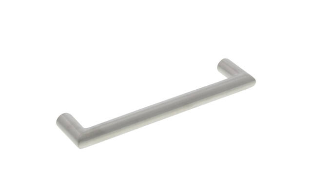 Meubelgreep Rvs Haaks rond 12 x 128 mm