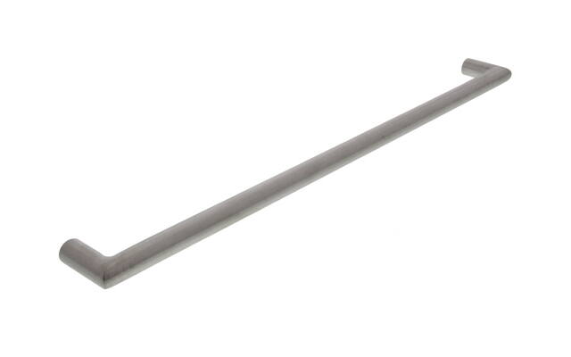 Meubelgreep Rvs Haaks rond 12 x 480 mm