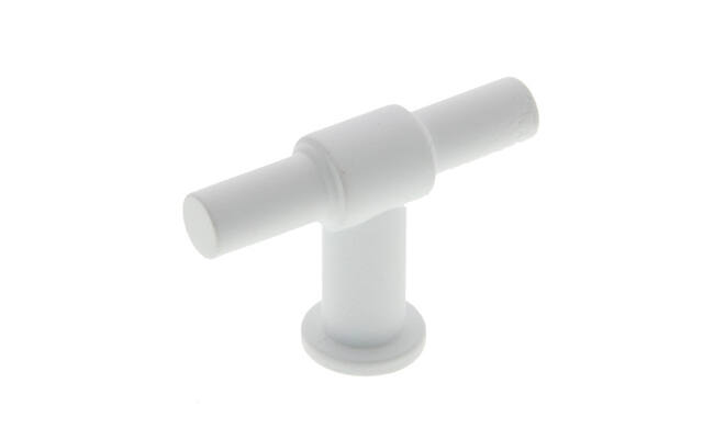 Meubelknop Mat wit T-modello