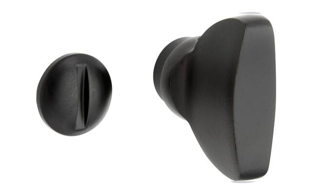 Wc-stift Zwart Vlinderknop