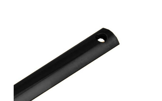 Espagnoletstang Zwart halfrond, lengte 150cm