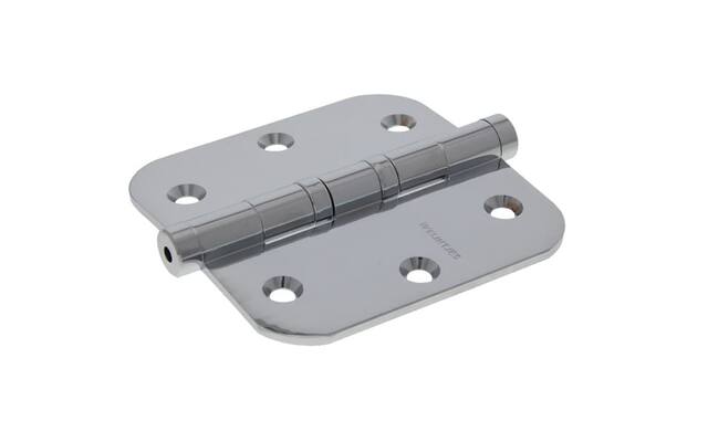 Kogellagerscharnier Chroom Platkop 76x76mm