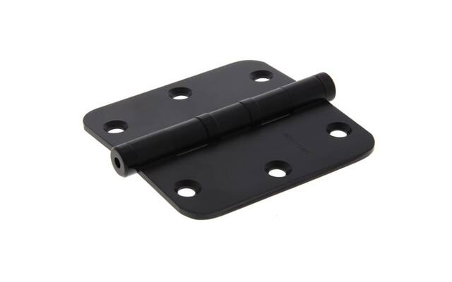 Kogellagerscharnier Zwart Platkop 76x76mm