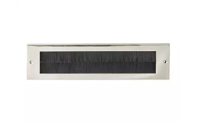 Tochtborstel Nikkel 330x86 mm  – Formani Timeless F535BI